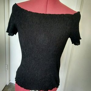 H&M off the shoulder ruffle top